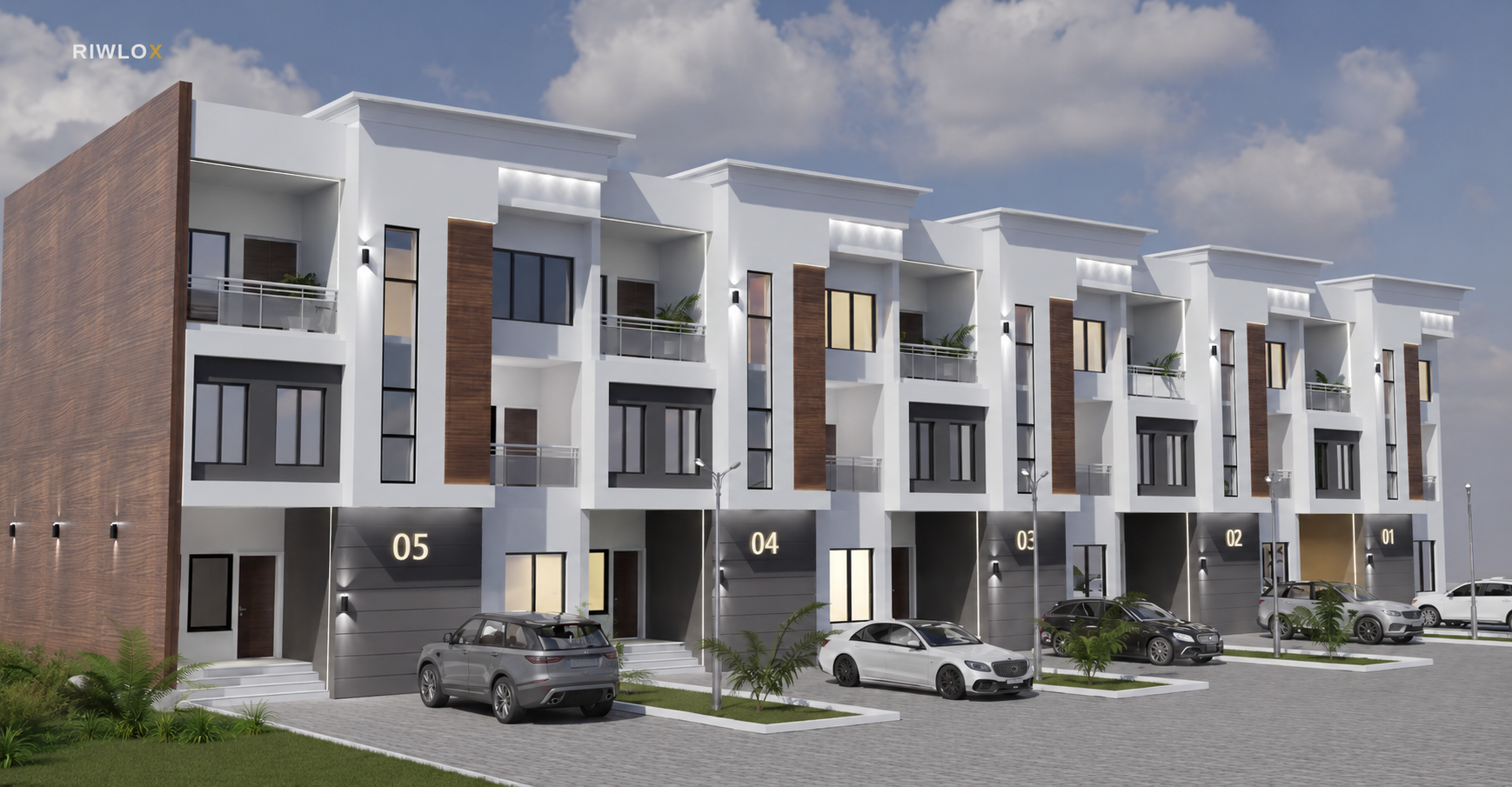 5-Bedroom Terrace Duplex — exterior render