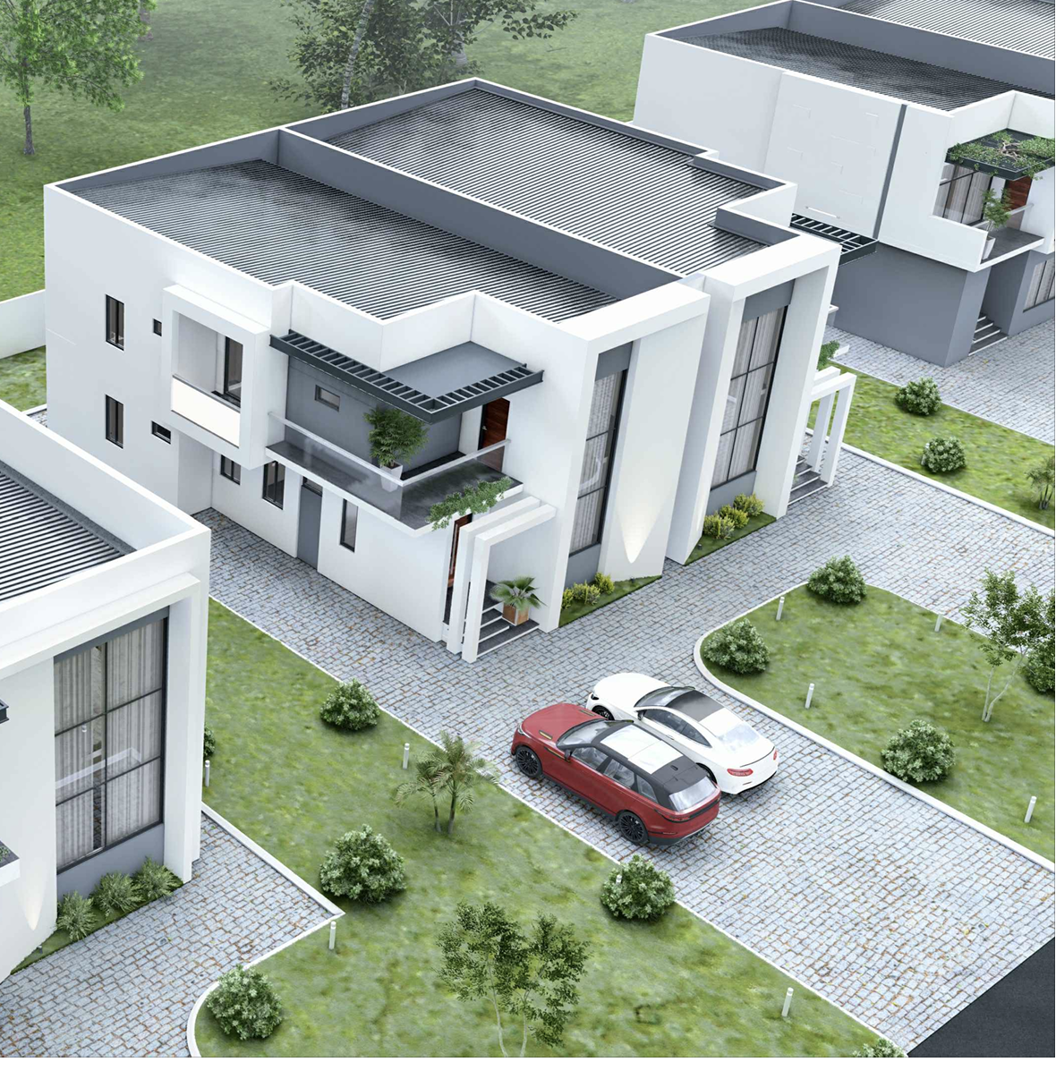 3 Bedroom Semi Detached Duplex + BQ — exterior render